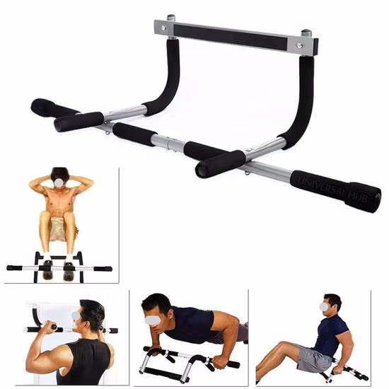 Barra per trazioni per il mento della porta della stazione DIP multifunzione per palestra con porta portatile antiscivolo